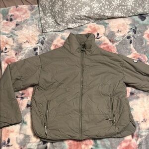 Vuori Sage Green Quilted Jacket